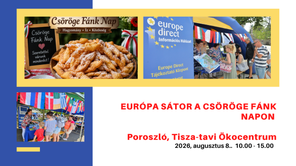 EUrópa sátor a Csöröge Fánk NaponPoroszlón