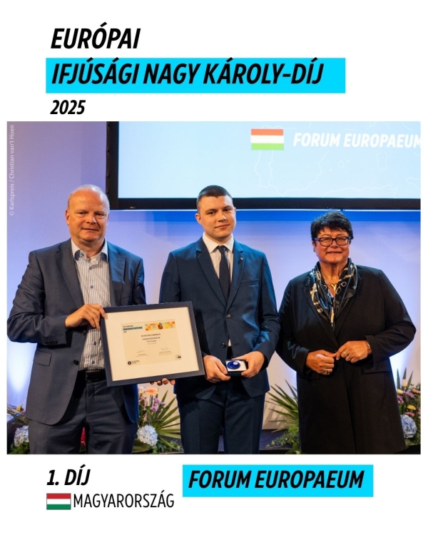 Páneurópai magyar médiaprojekt nyerte el az európai ifjúsági Nagy Károly-díjat