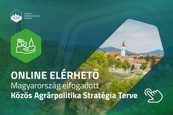 Online elérhető Magyarország elfogadott Közös Agrárpolitika Stratégia Terve