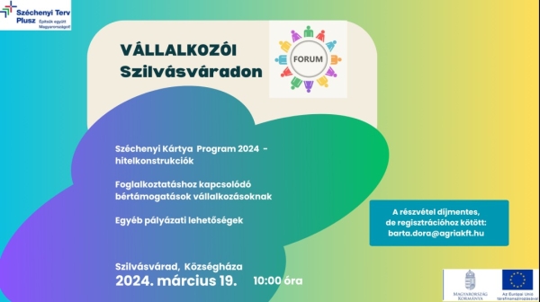 Vállalkozói Fórum Szilvásváradon 2024.03.19-én