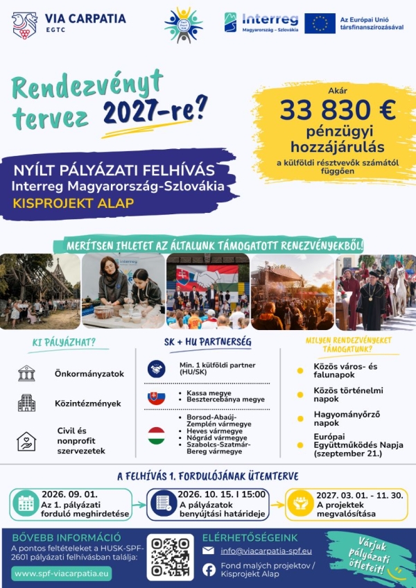 Információs napok a HUSK Kisprojekt Alap pályázataihoz