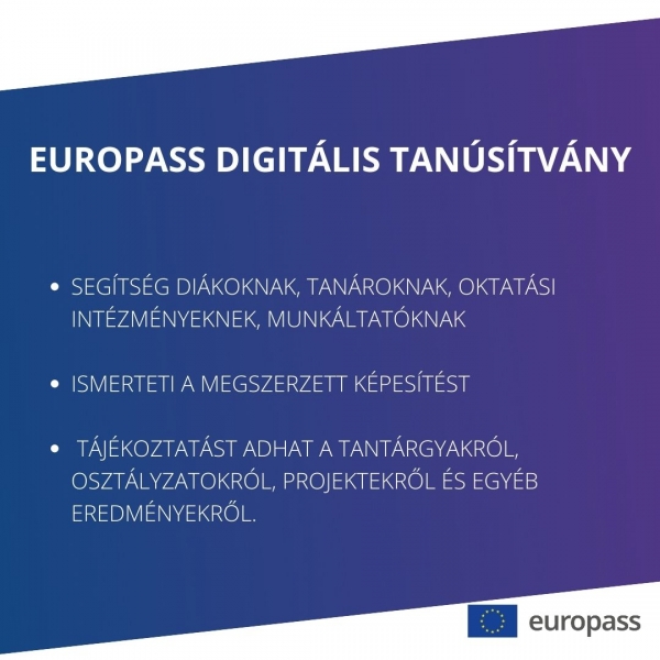   Az európai digitális tanúsítvány?